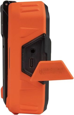 KLEIN TOOLS AEPJS2 Bluetooth Speaker with Magnetic Strip and Hook, Rechargeable, Wireless and Aux Capable, Hands Free Capable, 10 Hr Run Time, IP54 Dust and Water Resistant in Saudi Arabia