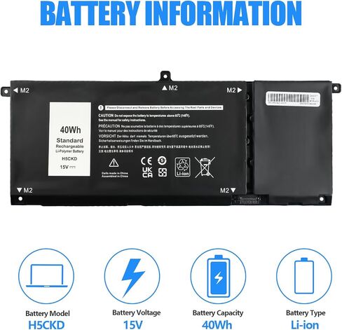 H5CKD Laptop Battery Replacement for Dell Vostro 5409 5501 5502 5508 in Saudi Arabia