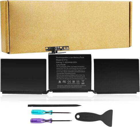 Futurebatt A1713 A1708 Battery for MacBook Pro 13 inch A1708（Late 2016，Mid 2017），MacBook Pro 13 1 MacBook Pro 14 1 EMC 2978 3164 MPXQ2LL MLL42LL MLUQ2LL MPXR2LL in Saudi Arabia