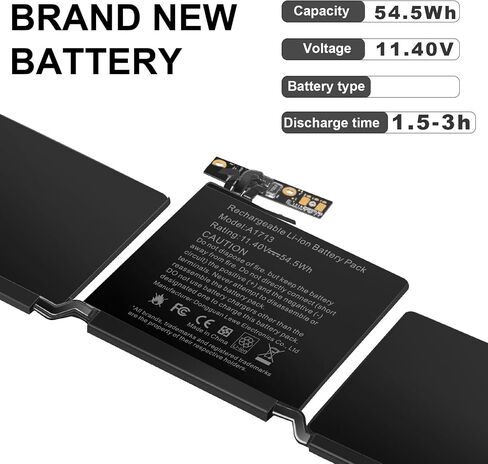Futurebatt A1713 A1708 Battery for MacBook Pro 13 inch A1708（Late 2016，Mid 2017），MacBook Pro 13 1 MacBook Pro 14 1 EMC 2978 3164 MPXQ2LL MLL42LL MLUQ2LL MPXR2LL in Saudi Arabia