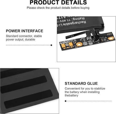 Futurebatt A1713 A1708 Battery for MacBook Pro 13 inch A1708（Late 2016，Mid 2017），MacBook Pro 13 1 MacBook Pro 14 1 EMC 2978 3164 MPXQ2LL MLL42LL MLUQ2LL MPXR2LL in Saudi Arabia