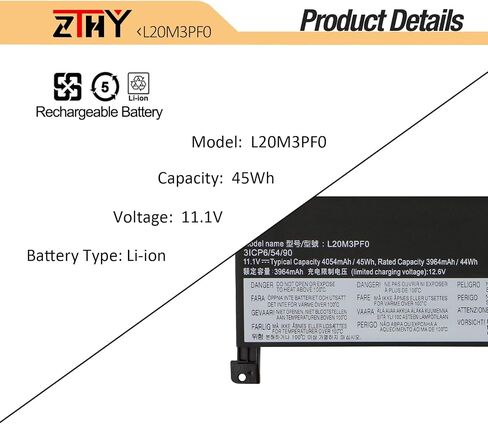 L20M3PF0 L20L3PF0 Laptop Battery Replacement for Lenovo Ideapad 3-14ITL6 in Saudi Arabia