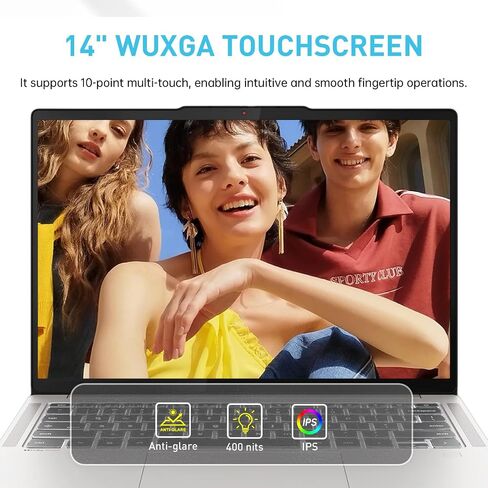 Lenovo Chromebook 14" WUXGA Touchscreen Laptop w/Intel 4-core CPU for Home in Saudi Arabia