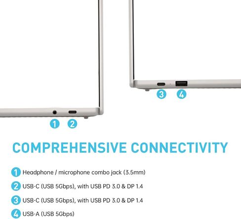 Lenovo Chromebook 14" WUXGA Touchscreen Laptop w/Intel 4-core CPU for Home in Saudi Arabia