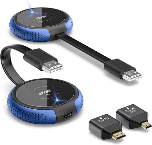 TIMBOOTECH Wireless HDMI Transmitter and Receiver 4K, Casting Media Video/Audio HDMI Wireless Extender 5G Kit for Laptop, Camera, Cable Box, DVD, Netfix, Phone to Monitor, Projector, HDTV-165FT in Saudi Arabia