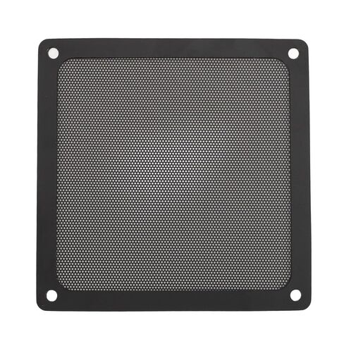 Generic PC Fan Dust Filter Magnetic Frame Fine Mesh PVC Computer Fan Filter Grills for PC Case Chicken Coop Vent 5.51x5.51in 4pcs with Ultra Fine Holes 2 Mounting Options Magn (Black) in Saudi Arabia