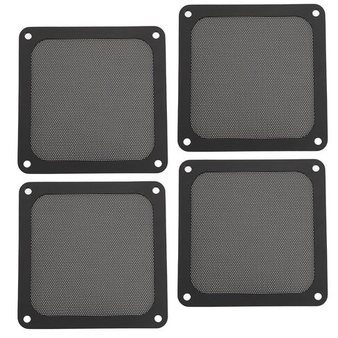Generic 120mm PC Fan Dust Filter, Magnetic Frame PVC Mesh Grills with Ultra Fine Holes for Dust Removal, for Computer Cooler Fan and PC Case Power Supply (Black) in Saudi Arabia