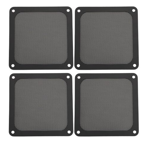 Generic 120mm PC Fan Dust Filter, Magnetic Frame PVC Mesh Grills with Ultra Fine Holes for Dust Removal, for Computer Cooler Fan and PC Case Power Supply (Black) in Saudi Arabia