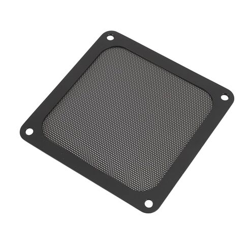 Generic 120mm PC Fan Dust Filter, Magnetic Frame PVC Mesh Grills with Ultra Fine Holes for Dust Removal, for Computer Cooler Fan and PC Case Power Supply (Black) in Saudi Arabia