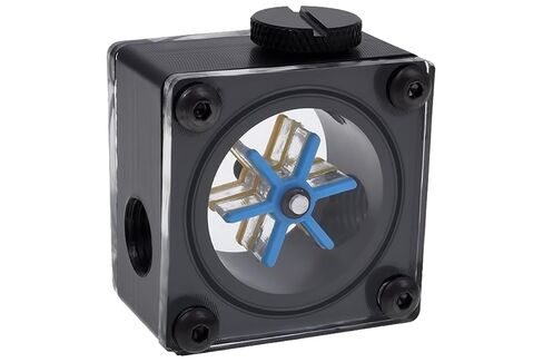 Alphacool Eisfluegel Flow Indicator, Red Fins, Clear Body in Saudi Arabia