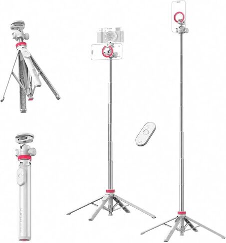 ULANZI MT44M 2-in-1 Auto Open Magnetic Phone & Camera Tripod with Remote in Saudi Arabia
