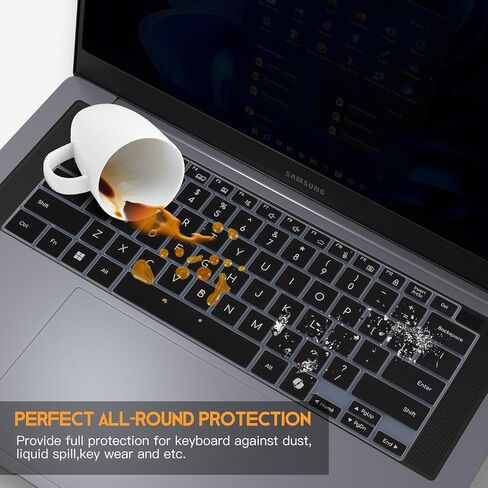 CaseBuy Keyboard Cover for 2026 Samsung Galaxy Book6 NP944XJG(14"), Galaxy Book 6 Ultra/Pro 16-inch Laptop Keyboard Protector(NOT Fit GalaxyBook 5/4/3), Black in Saudi Arabia
