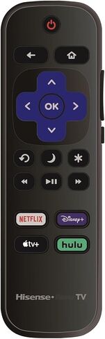 Replacement Remote Control Compatible with All Hisense Roku TV Smart 4K TVs 【Not for Roku Stick and Roku Box】(Netflix/Disney Plus/Apple TV+ / Hulu) in Kuwait