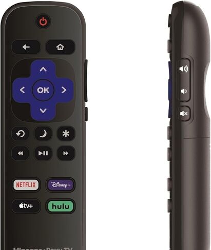 Replacement Remote Control Compatible with All Hisense Roku TV Smart 4K TVs 【Not for Roku Stick and Roku Box】(Netflix/Disney Plus/Apple TV+ / Hulu) in Kuwait