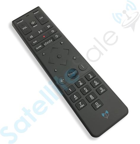SatelliteSale Remote Control Replacement Xfinity XR15 for Comcast X1 Xi6 Xi5 XG2 & Flex - Voice Commands Backlit Black ABS Plastic RC with Batteries Included in Saudi Arabia