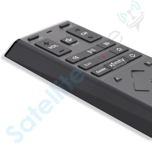 SatelliteSale Remote Control Replacement Xfinity XR15 for Comcast X1 Xi6 Xi5 XG2 & Flex - Voice Commands Backlit Black ABS Plastic RC with Batteries Included in Saudi Arabia