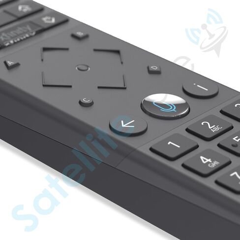 SatelliteSale Remote Control Replacement Xfinity XR15 for Comcast X1 Xi6 Xi5 XG2 & Flex - Voice Commands Backlit Black ABS Plastic RC with Batteries Included in Saudi Arabia
