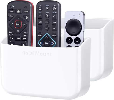 TotalMount Drop-Free Remote Holders – Removable Adhesive – Black (2 Pack) in Kuwait