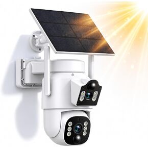 Camcamp Solar Security Cameras Wireless Outdoor, Dual Lens 4-Camera System in Saudi Arabia