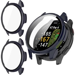 2 Pack Case for Garmin Approach S50 Hard PC Screen Protector in Saudi Arabia