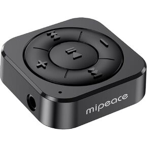 MIPEACE Headphone Bluetooth Adapter for Wired Headphones, Black in Saudi Arabia