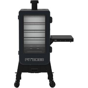 Pit Boss Navigator 3-Series WiFi & Bluetooth Wood Pellet Vertical Smoker with LCD Digital Controller, 1,118-Sq. In. 5-Rack Cooking Space, 130°F to 420°F Temp Range, Meat Probe, 50 lb. Pellet Hopper in Saudi Arabia