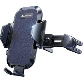 andobil Universal Car Phone Holder [Round Vent Friendly] Phone Mount for Car Circle Vent, Sturdy Clip 360° Rotation Cell Phone Car Holder Mount for Ford Mercedes Benz Toyota BMW fit iPhone Samsung in Saudi Arabia