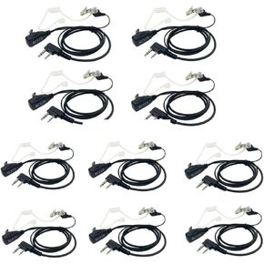 سماعات رأس لاسلكية مع ميكروفون 2 دبابيس لـ Baofeng UV-5R BF-F8HP BF-888S Retevis H-777 Arcshell (10 عبوات) in Kuwait