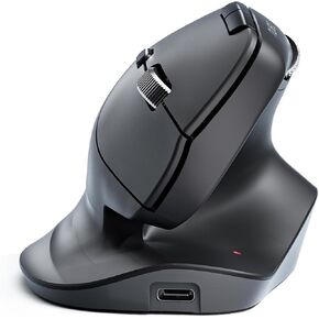 Nulea Ergonomic Vertical Wireless Mouse with Horizontal Scroll Wheel in Saudi Arabia