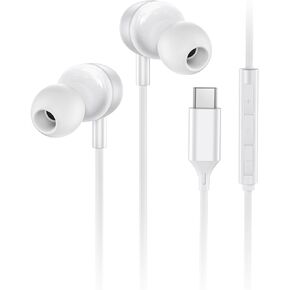 USB C Headphones Wired Earbuds for Samsung iPhone 17/16/15 Pro Max in Saudi Arabia