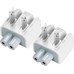 Wall Adapter Plug Folding Duck Head,US Standard Plug Duck Head Compatible with Mac Book/Maci Book/Phone/Pod AC Power Adapter (2 -Pack) in Saudi Arabia