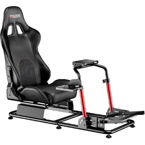 ARES WING Racing Simulator Cockpit with Adjustable Race Seat | Sim Racing Cockpit Compatible with Fanatec, Thrustmaster, Logitech, Moza Racing Games for PS5, PS4, Xbox and PC in Kuwait