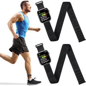 Ankle/Arm Band Compatible with Apple Watch 49/46/45/44/42/41/40/38mm in Saudi Arabia