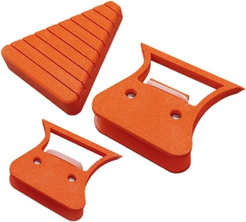 Fly Tying Feather Clip and Feather Fold Block Hackle Holding Tool with Secure Grip for Dubbing Loop and Split Thread, for Various Fly Tying Materials, for Orange in Saudi Arabia