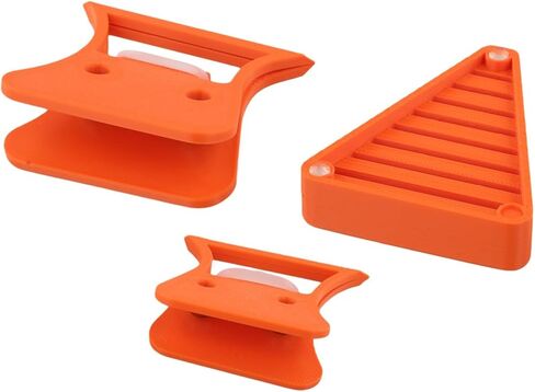Fly Tying Feather Clip and Feather Fold Block Hackle Holding Tool with Secure Grip for Dubbing Loop and Split Thread, for Various Fly Tying Materials, for Orange in Saudi Arabia