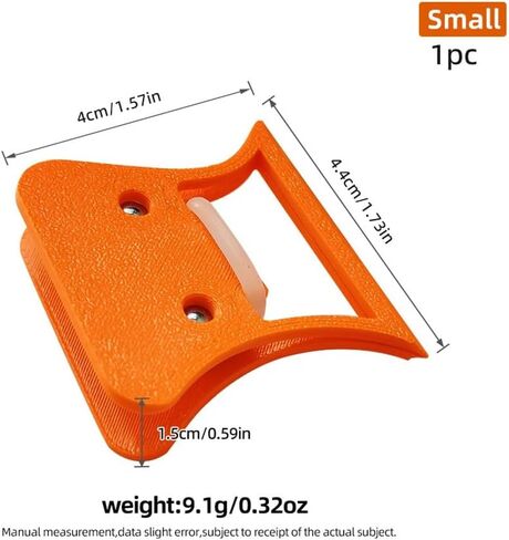 Fly Tying Feather Clip and Feather Fold Block Hackle Holding Tool with Secure Grip for Dubbing Loop and Split Thread, for Various Fly Tying Materials, for Orange in Saudi Arabia