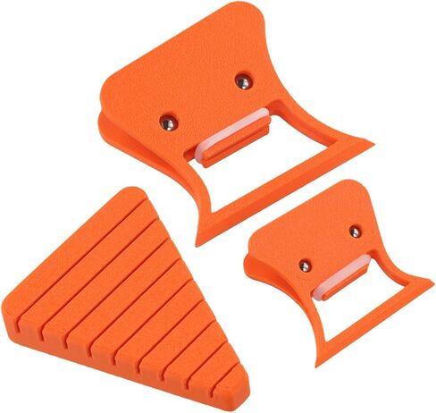 Fly Tying Feather Clip and Feather Fold Block Hackle Holding Tool with Secure Grip for Dubbing Loop and Split Thread, for Various Fly Tying Materials, for Orange in Saudi Arabia