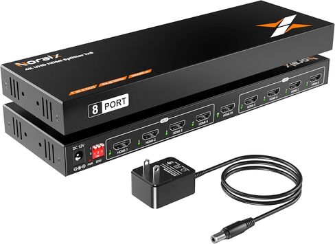Uncompressed 4K HDMI Splitter 1 in 8 Out with 8 EDID Modes Splitter 1x8 in Saudi Arabia