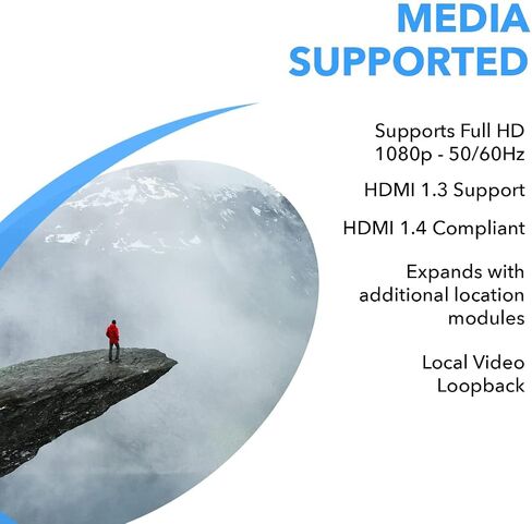 OREI HDMI IR Extender 330ft- 1080p, Loop Out, One-Way IR, HDCP 1.4, Over IP in Saudi Arabia
