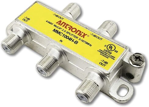 4 Way Antronix MMC1004H-B 5-1675 MHz MoCA 2.0 Splitter for Frontier Formerly Verizon Fios in Saudi Arabia