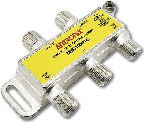 4 Way Antronix MMC1004H-B 5-1675 MHz MoCA 2.0 Splitter for Frontier Formerly Verizon Fios in Saudi Arabia