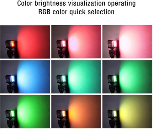 ضوء كاميرا LED بطول 40 مترًا، ضوء فيديو RGB عالي السطوع للتصوير تحت الماء in Saudi Arabia
