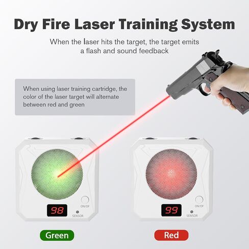Adjustable Rechargeable Laser Target with Silent Mode in Saudi Arabia