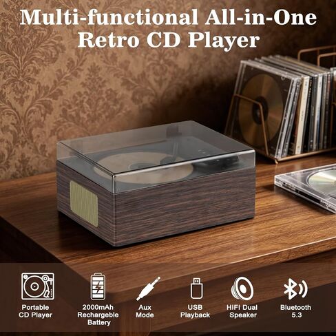 CD Player Bluetooth 5.3 for Home in Saudi Arabia