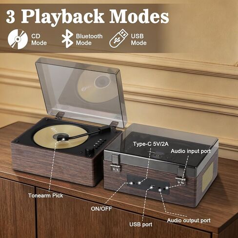 CD Player Bluetooth 5.3 for Home in Saudi Arabia