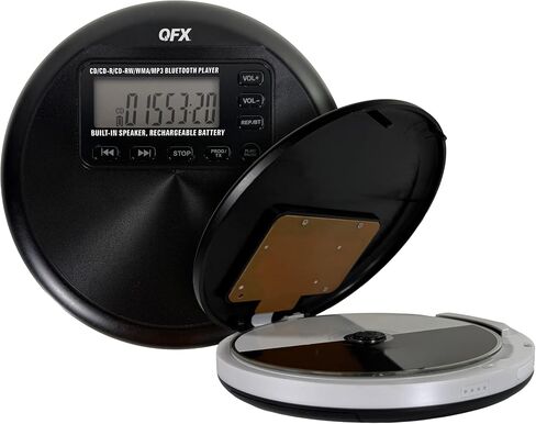 QFX Portable CD Player with Bluetooth and Built-in Speaker, RETRO-30 in Saudi Arabia