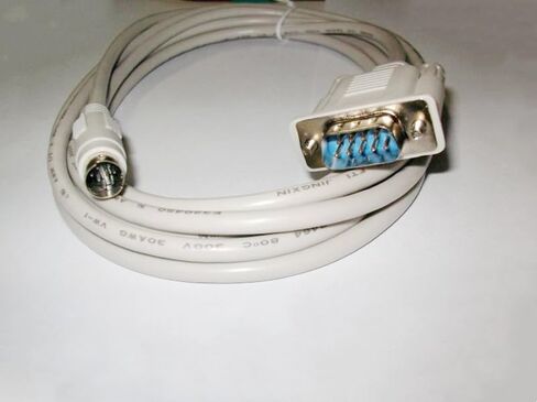 GOT2000-FX (RS422 Type) for FX Series Connecting Touch Panel GT2310 GT2308 GS2107 GS2110 PLC Communication Cable Light Gray 3m in Saudi Arabia