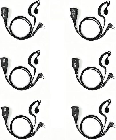 6 قطع من سماعات الأذن لجهاز Motorola Walkie Talkies مع بكرة حجم in Kuwait