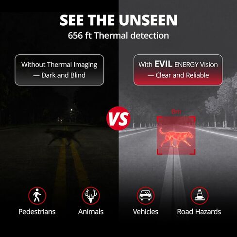 EVIL ENERGY Thermal Camera for Car, Car Thermal Night Vision in Saudi Arabia
