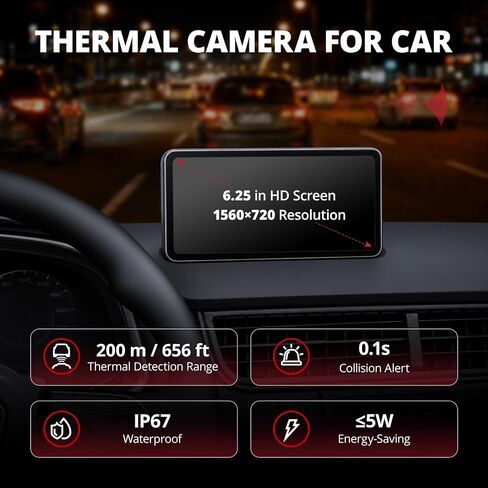EVIL ENERGY Thermal Camera for Car, Car Thermal Night Vision in Saudi Arabia